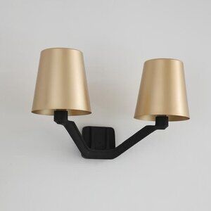 Tom Dixon Base Wall Lamp – Brushed Brass & Cast Iron – Brand New in Box
